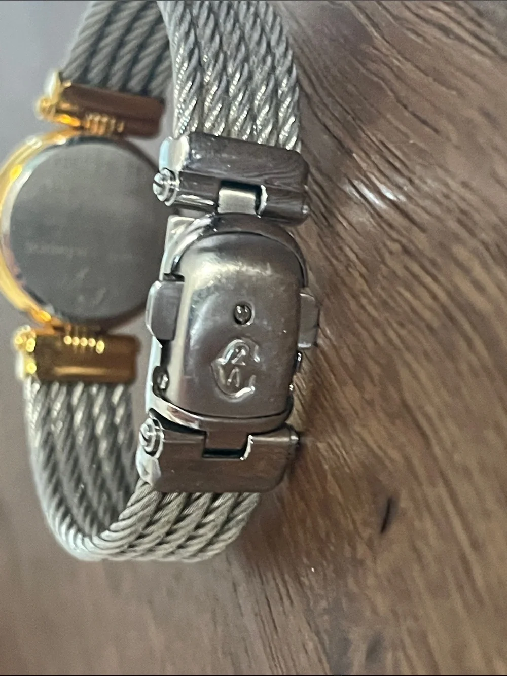 Charriol Two-Tone Gold Dial Cable Bracelet Watch